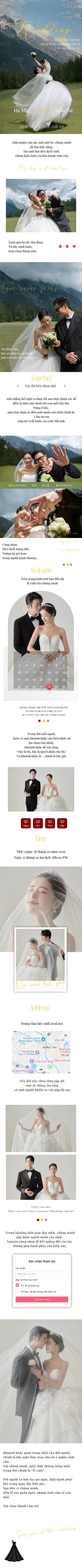 Xem và tùy chỉnh Thiệp Cưới 06 Pre miễn phí Thiệp cưới online miễn phí - Thiệp Cưới 06 Pre | Zenlove