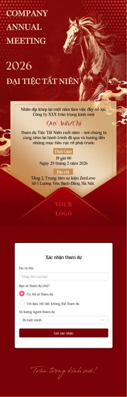 Xem và tùy chỉnh Thiệp Tất Niên 02 miễn phí Thiệp cưới online miễn phí - Thiệp Tất Niên 02 | Zenlove