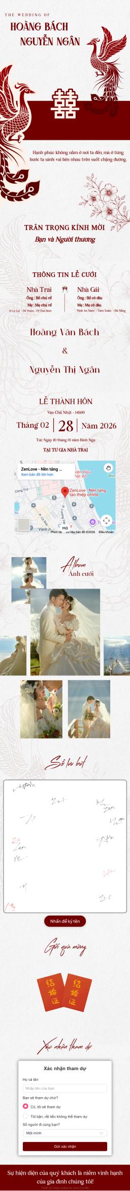 Xem và tùy chỉnh Thiệp Cưới 63 Pre miễn phí Thiệp cưới online miễn phí - Thiệp Cưới 63 Pre | Zenlove