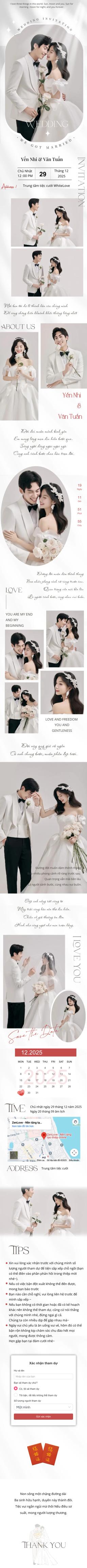 Xem và tùy chỉnh Thiệp Cưới 26 Pre miễn phí Thiệp cưới online miễn phí - Thiệp Cưới 26 Pre | Zenlove